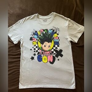 Hunter x Hunter Gon Graphic Anime T-Shirt White Medium Unisex